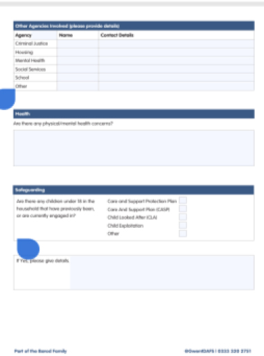 Referral form page three, consent