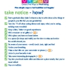 Take Notice Flashcard – Gwent Five Ways to Wellbeing